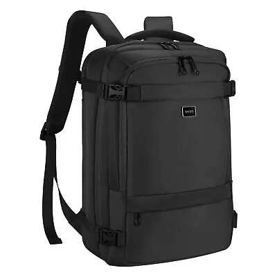 15.6  Men Women Laptop Backpack USB Waterproof Large Rucksack Travel School Bag • £22.99