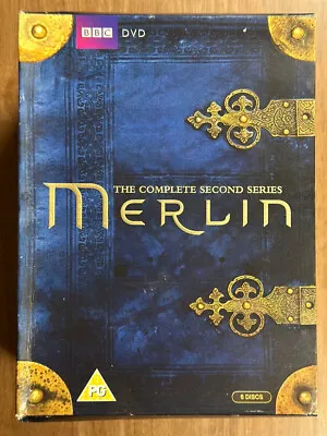 Merlin Season 2 DVD 2009 BBC Arthurian Fantasy TV Series 6 Disc Box Set • $11.26