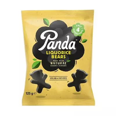 💚 2 X Panda Licorice Natural Liquorice Bears 125g • £4.16