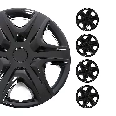 15  4x Wheel Covers Hubcaps For VW Black • $68.90