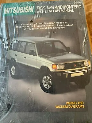 Chilton Repair Manual Pick-ups And Montero 1983-95 6666  • $24.99