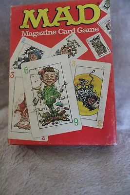 Vintage 1979 MAD Magazine Card Game Complete Parker Brothers Alfred E Neumann • $22