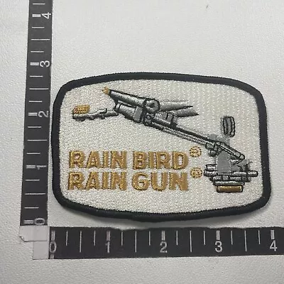 Vtg RAIN BIRD RAIN GUN Advertising Patch (Irrigation Sprinkler Water) 89NJ • $11.30