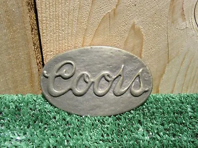 Vintage Coors Beer Logo Emblem Brass Metal Belt Buckle  • $12.06