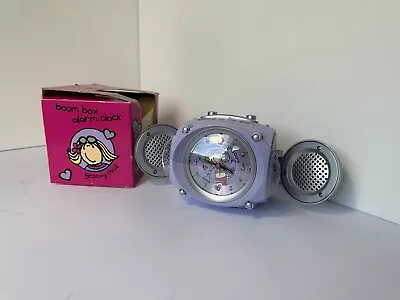 Bang On The Door Groovy Chick Boom Box Alarm Clock Wesco Y2K • £12