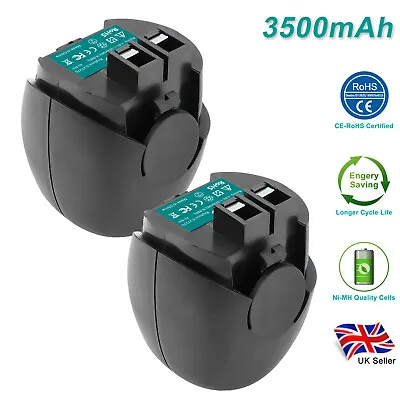 2X 3500mAh 4.8V Ni-MH Battery For Metabo Powergrip2 II Powermaxx 6.27270 6.27271 • £27.46