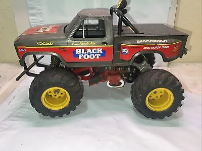 1/10 Vintage 1986 Tamiya F-150 Ranger Blackfoot RC Off Road Truck Model USED • $150