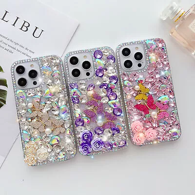 Luxury Girls Diamond Wristband 3D Sparkle Case For IPhone 14 13 12 11 XR XS 8 7 • $28.59