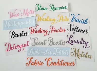 £1.50 • Buy Organise Cleaning Jar Storage Decal Label Sticker Utility Room Kitchen Mrs Hinch