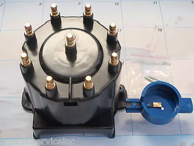 Distributor Cap Rotor Est V8 Mercruiser Volvo Marine Tune Up Kit 18-5281 Delco  • $51.69