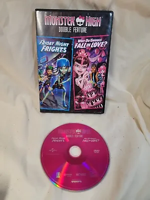 Monster High (dvd Double Feature) Friday Night Frights/why Do Ghouls Fall Love? • $5