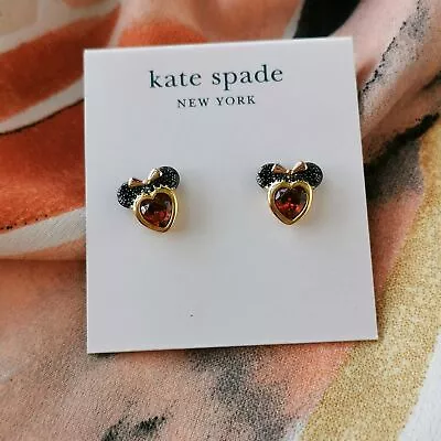 Kate Spade - Disney Minnie Mouse - Gold Red Earrings • $5.95