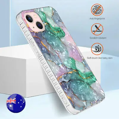 $10.19 • Buy Glitter Marble TPU Luxury Case Cover For IPhone 13 12 11 Pro Max XS XR SE3 8 7+
