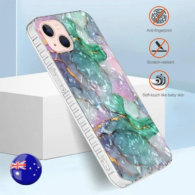$10.19 • Buy Glitter Marble TPU Luxury Case Cover For IPhone 13 12 11 Pro Max XS XR SE3 8 7+