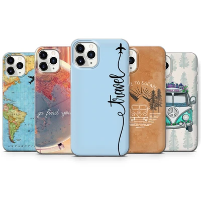 £11.99 • Buy Travel, Plane, World Map Phone Case Van Cover For IPhone 11, 12, 7, 8, XR, X, 8