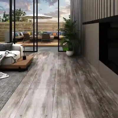 £100.05 • Buy VidaXL PVC Flooring Planks 5.26 M² 2 Mm Matt Wood Brown GF0