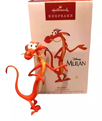 Hallmark 2023 MUSHU The Guardian Mulan Disney Keepsake Xmas Ornament NIB • $16.88