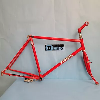 Vintage Trek 800 26  Wheel Mountain Bike Frameset 21  Tange CrMo XC   D19 • $75