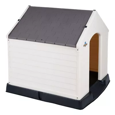 Confidence Pet Medium Waterproof Plastic Dog Kennel Outdoor House • $119.99