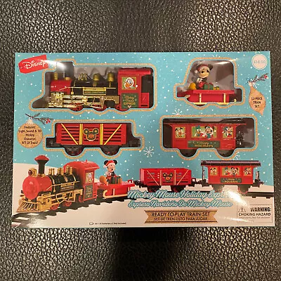 Disney Mickey Mouse Holiday Express 12-piece Train Set • $35