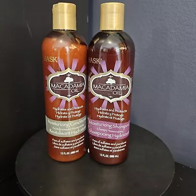 HASK MACADAMIA OIL Moisturizing Shampoo + Conditioner Set  Gluten-Free New • $16