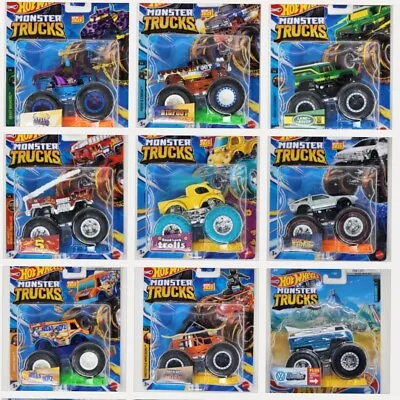 $7.96 • Buy Hot Wheels Monster Trucks 2023 1:64 Diecast Toys - YOU PICK [Updated 6.24.2023]