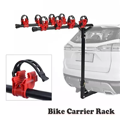 4-Bike Carrier Rack Hitch Mount Swing Down Bicycle Rack For Car Truck AUTO SUV • $37.48