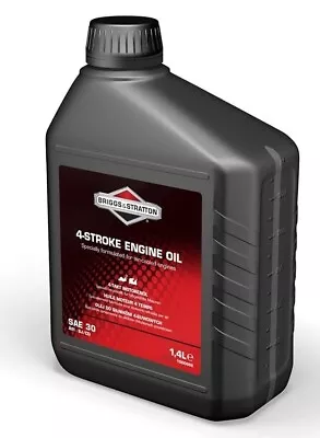 Briggs & Stratton 100006E 1.4L 4-Stroke Lawn Mower Engine Oil - Black • £14.47