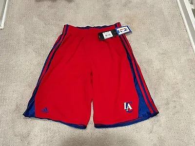 NWT Vintage Adidas LOS ANGELES Clippers Mens Swingman NBA Team Shorts Medium • $24.95