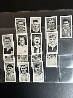 MITCHAM FOODS TRADE CARDS X 15 FOOTBALLERS - 1956 - Excellent • $9.47