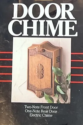 Vintage 1986 Trine Electric Door Chime Doorbell 2 Note Front - 1 Note Back Door • $59