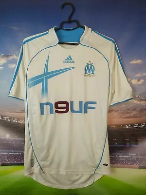 Olympique Marseille Home Football Shirt 2006 - 2007 Adidas Mens Size S • $29.74