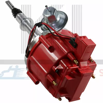 Red HEI Ignition Distributor 6522R For Chevrolet GMC 6 Cylinder Inlines 230 250 • $62.88