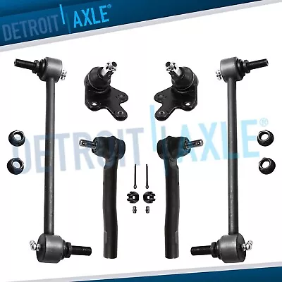 6pc Front Outer Tie Rods Ball Joint Sway Bar For Lexus RX350 RX450h Toyota Venza • $54.82