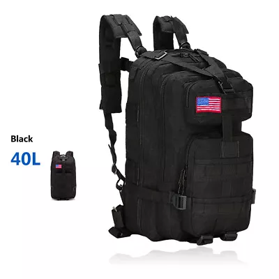 40L Military Molle Tactical Backpack Rucksack Camping Hiking Bag Outdoor Travel • $32.01