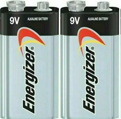 2 Energizer Max 9V 9 Volt E522 Alkaline Batteries • $6.09