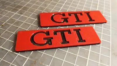 Golf Mk2 GTI Moulding Strip Inscription Decal 3D Printed • $21.99
