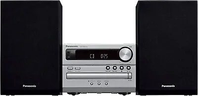 Panasonic Mini-component CD Stereo System SC-PM250-S Silver USB Memory Bluetooth • $139.99