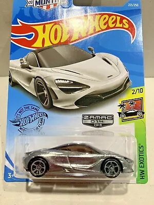 Hot Wheels Mclaren 720s Zamac HW EXOTICS 221/250 SEALED UNOPENED VHTF 2/10 !!!!! • $18.50