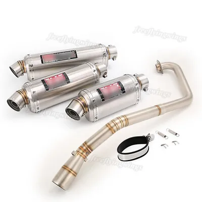 For Yamaha YZF R15 V4 MT15 2020-23 Full System Exhaust Tail Tips Front Link Pipe • $191.30