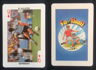 Dandy Gum Football Playing Card - European Championship 1988 - Allofs - Germany • £1