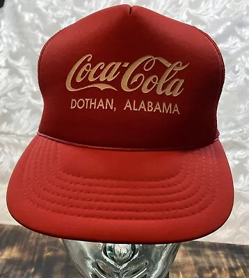 Vtg Coca Cola AL Snapback Hat CAP • $10.32