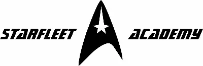 STARFLEET ACADEMY Star Trek Symbol Logo High Quality Vinyl Decal Bumper Sticker • $4.99