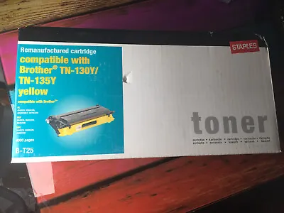 £5.99 • Buy Compatible Toner Cartridge For Brother TN-130Y / TN-135Y Yellow