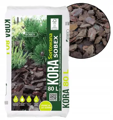 WOODEN MULCH Decorative Bark Chippings Garden Landscaping Chips HIGH QUALITY UK • £29.99