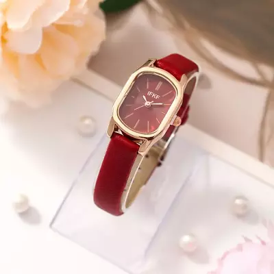 Ladies Square Roman Numeral Luxury Vintage Fashion Quartz Watch Fancy Red Gift • $25.98