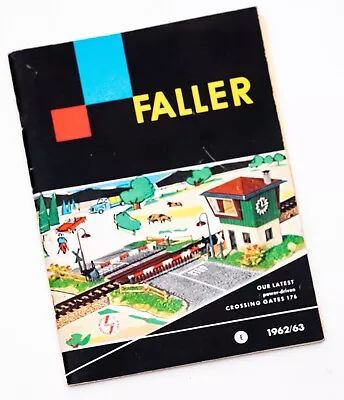 Faller Model Railway Kit Catalogue 1962/3 Inc Price List In English 64 Pages • £25