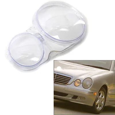 1 Pcs Clear Headlight Head Lamp Cover For Mercedes Benz E-Class W210 2000-2003 • $34.75