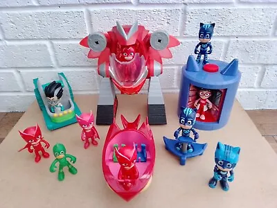 PJ Masks Toys Bundle Including Vehicles & 11 Figures. • £25