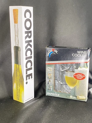 $25 • Buy Wine Accessories Corkcicle Wine Chiller & Vacuvin Rapid Ice Wine Cooler